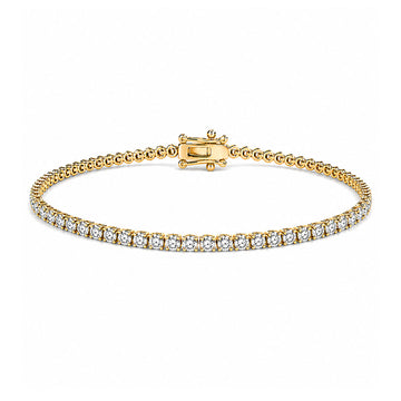 4 ct. tw. Lab Diamond Tennis Bracelet (10K Gold)
