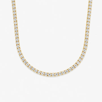 10 ct. tw. Lab Diamond Tennis Necklace (10K Gold)