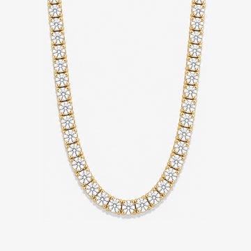 23 ct. tw. Lab Diamond Tennis Necklace (10K Gold)