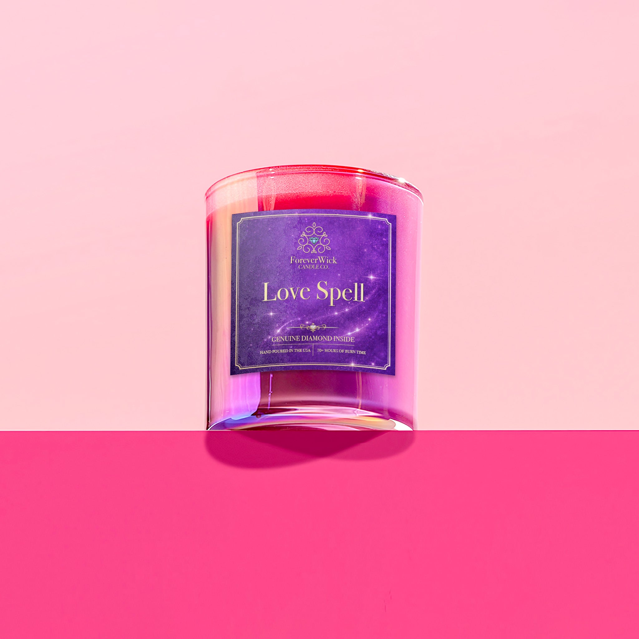 ForeverWick Roses + LoveSpell Diamond Candle Bundle