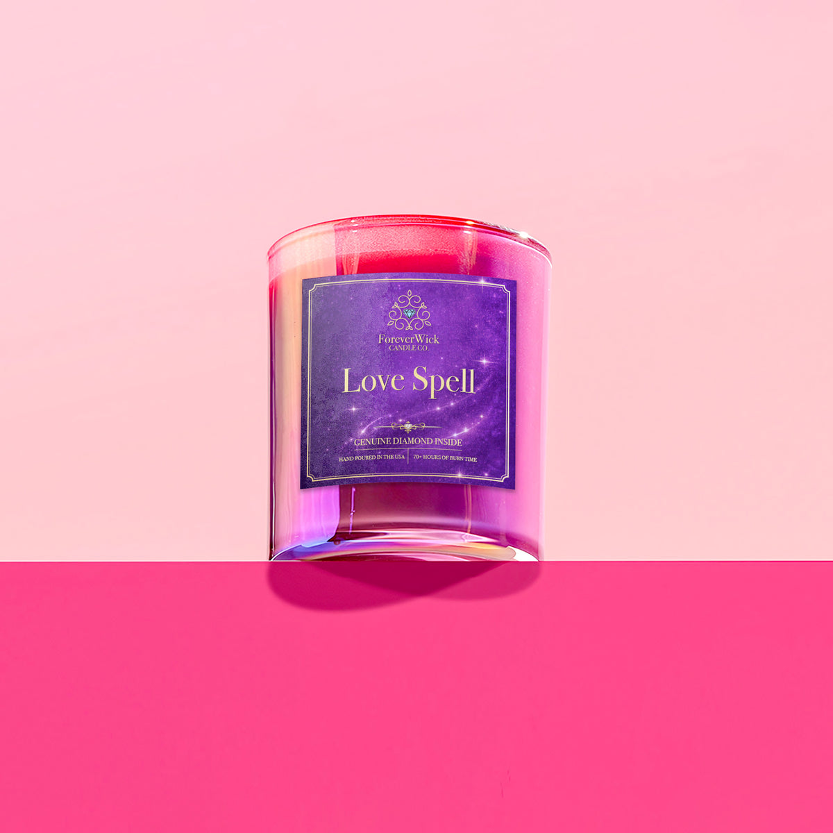 ForeverWick Roses + LoveSpell Diamond Candle Bundle