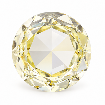2.00ct Rose Cut Light Yellow VS2 Lab Diamond (IGI Certified)