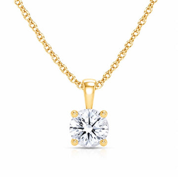 The Claire Solitaire Necklace
