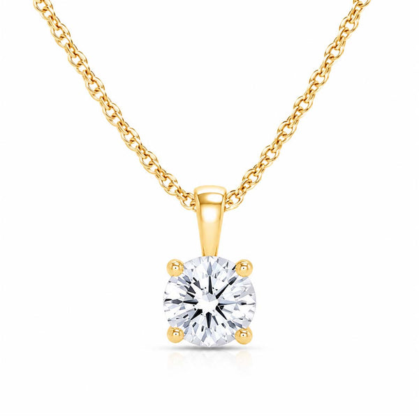 The Claire Solitaire Necklace
