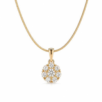 Cluster Pendant 10 Diamond