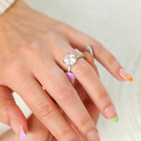 Four Prong Solitaire Diamond Ring (100 Diamonds)