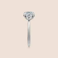 Four Prong Solitaire Diamond Ring (100 Diamonds)