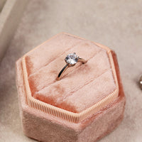 Four Prong Solitaire Diamond Ring (50 Diamonds)