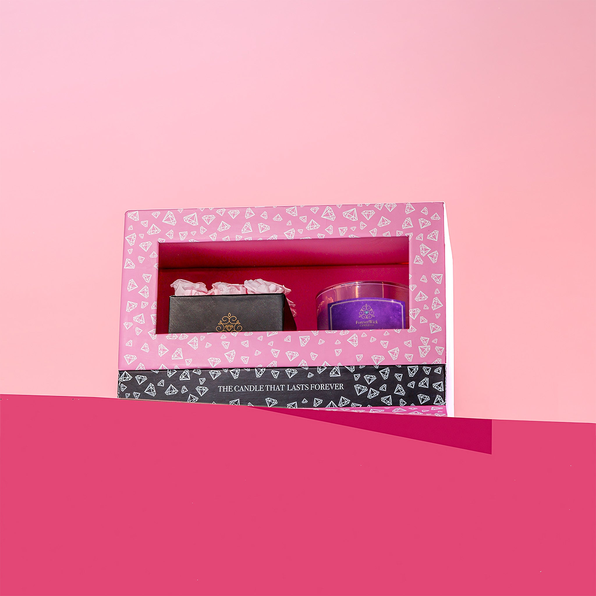 ForeverWick Roses + LoveSpell Diamond Candle Bundle