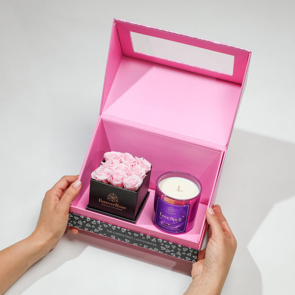 ForeverWick Roses + LoveSpell Diamond Candle Bundle