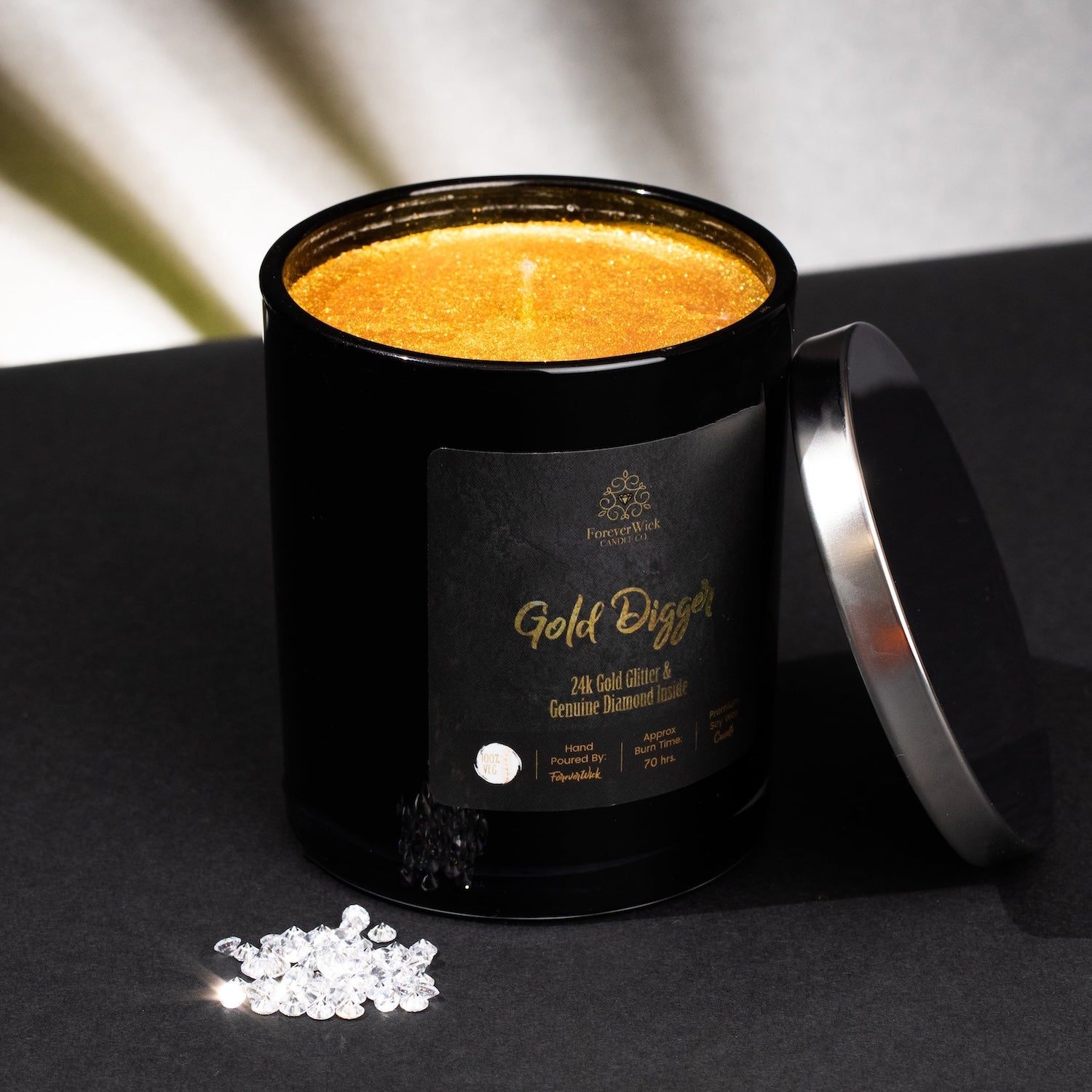 24K Gold Digger Diamond Candle