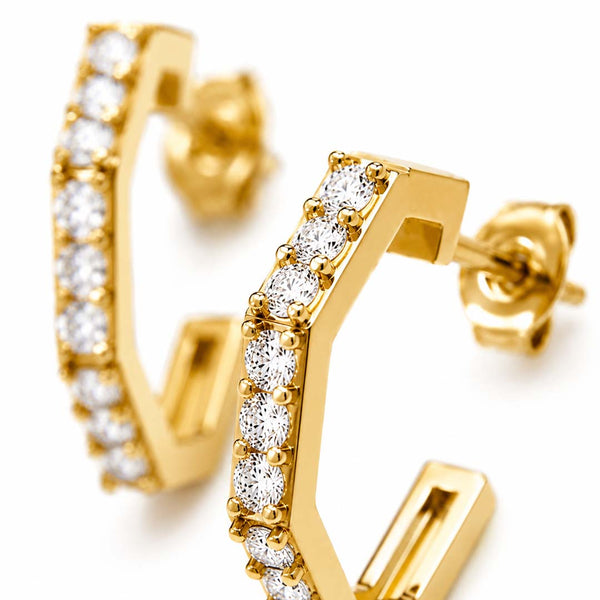 Harper Pavé Hoop Earrings