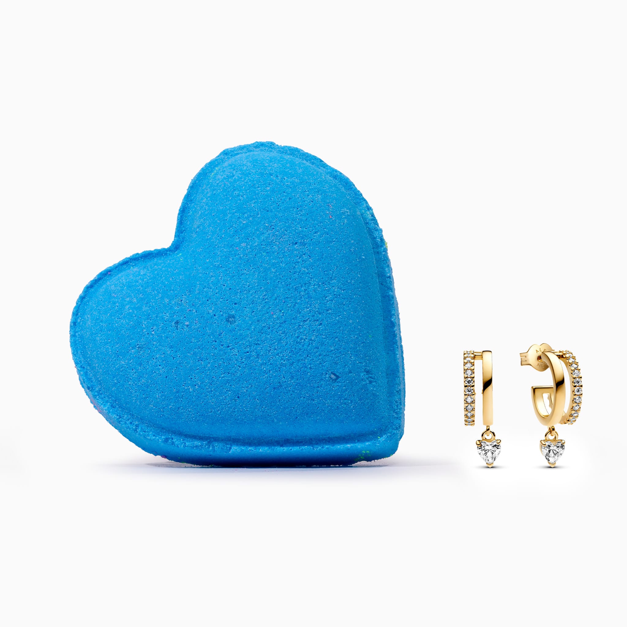 Heart Pop Bath Bomb w/ Surprise 18K Gold-Plated Jewelry Inside
