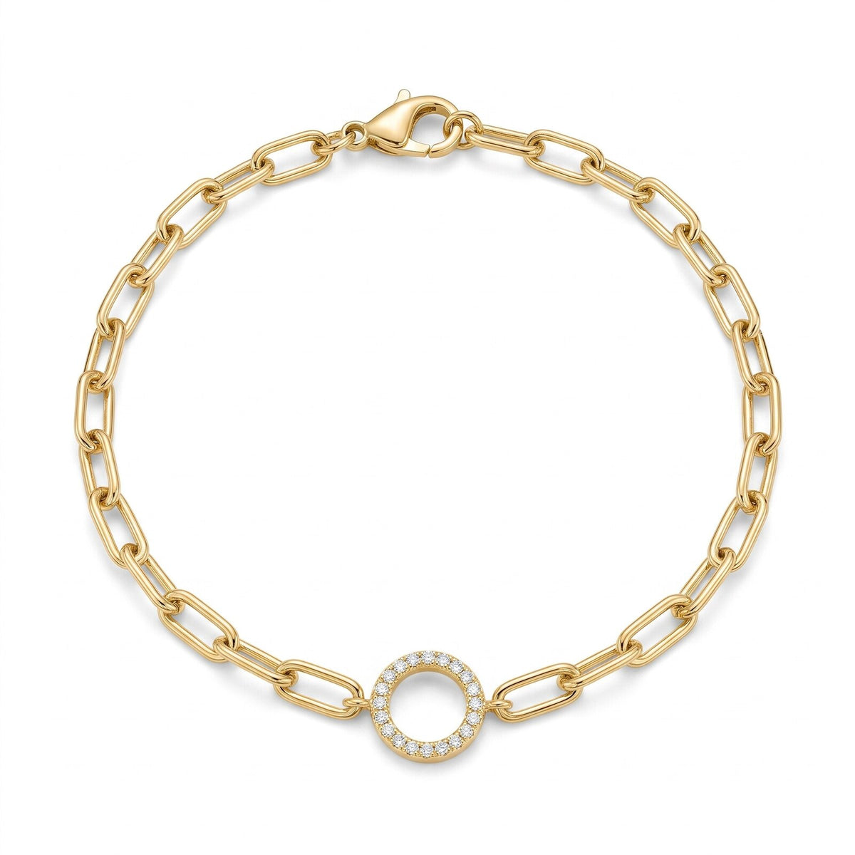 Adeline Paperclip Chain Bracelet