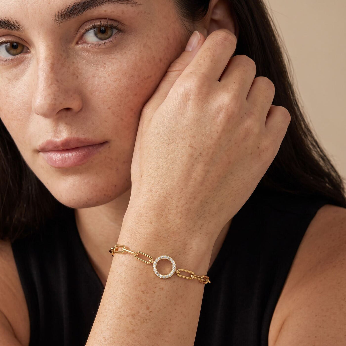 Adeline Paperclip Chain Bracelet