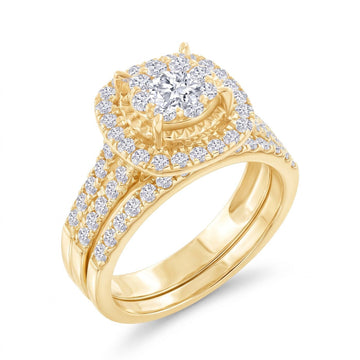 Aurelie Cluster Bridal Set Ring