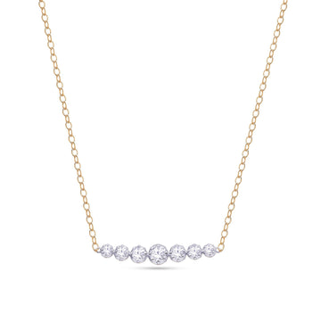 Noor Seven Stone Pendant Necklace