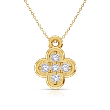 Verity Clover Blossom Pendant Necklace