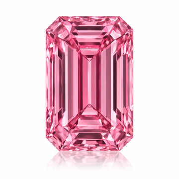 2.05ct Emerald Cut Fancy Intense Pink VS1 Lab Diamond (IGI Certified)