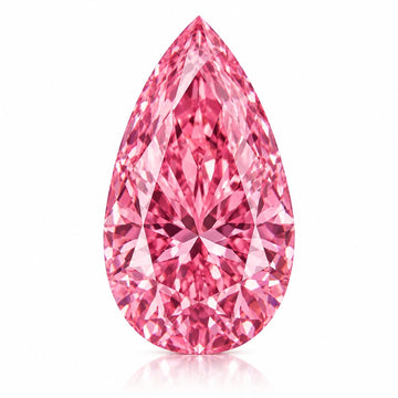 3.04ct Pear Cut Fancy Intense Pink VVS2 Lab Diamond (IGI Certified)