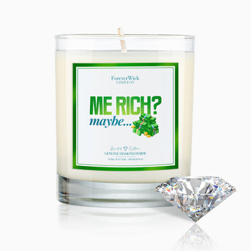 Me Rich? Maybe... Diamond Candle