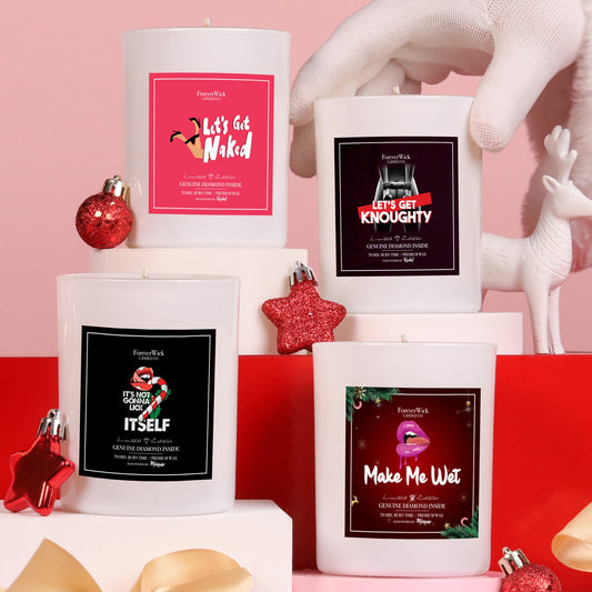 The Merry Naughty 4 Diamond Candle Bundle + Gift Box