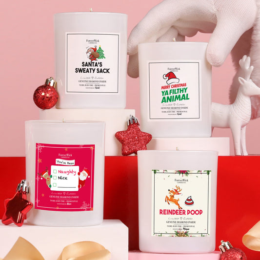 4 Candle Christmas Mystery Bundle + Gift Box