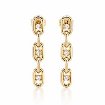 Harper Link Drop Earrings