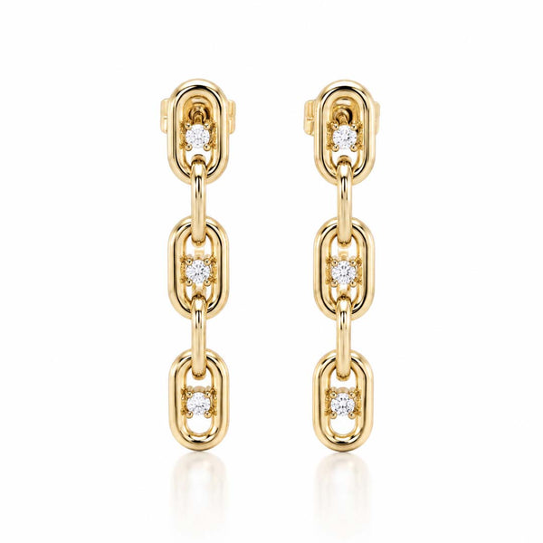 Harper Link Drop Earrings