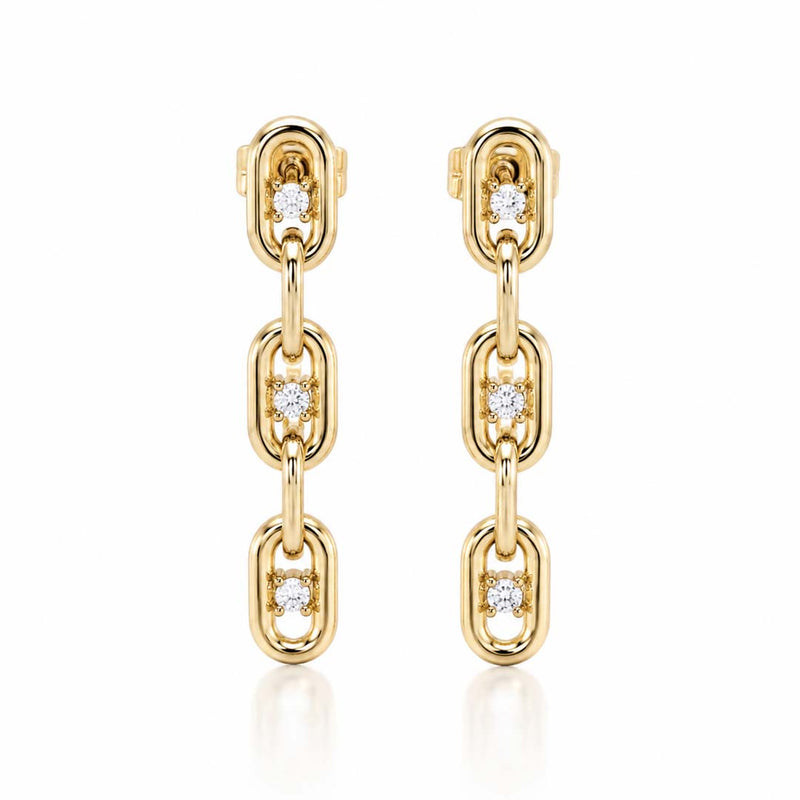 Harper Link Drop Earrings