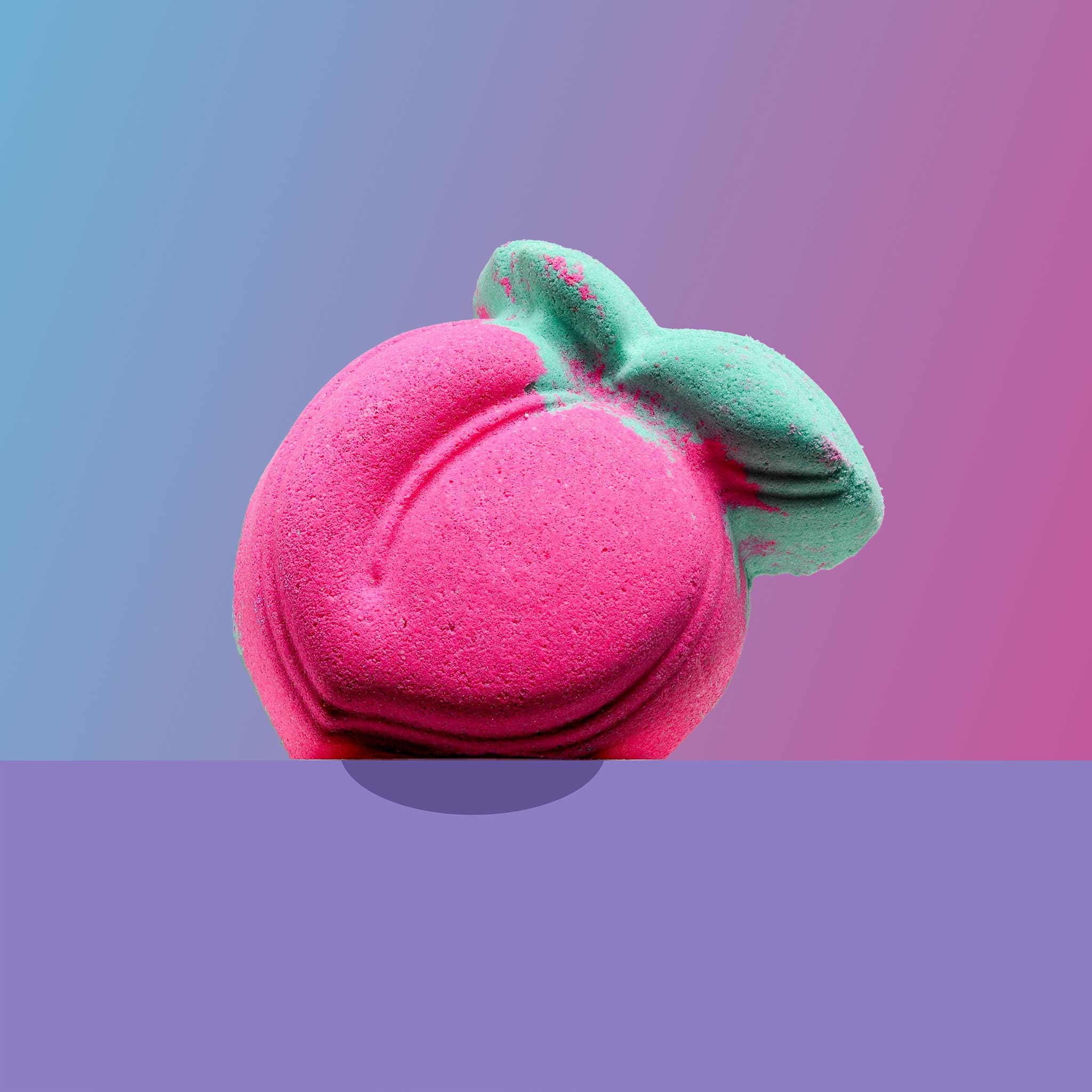 Peach Fuzz Luxury Bath Bomb + Genuine Diamond