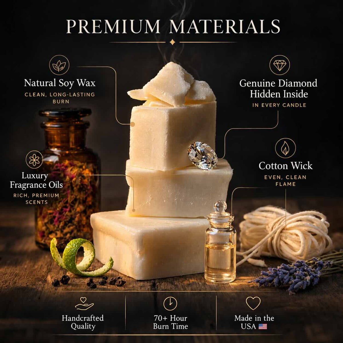 Premium soy wax and natural ingredients — ForeverWick