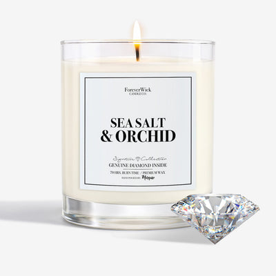 Sea Salt & Orchid Diamond Candle