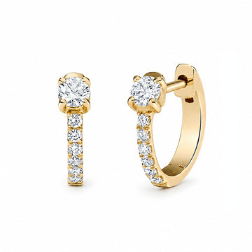 Sophie Pavé Huggie Earrings
