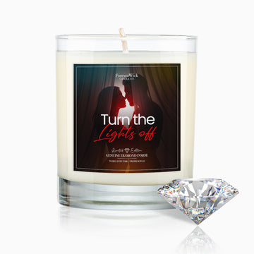 Turn the Lights Off Diamond Candle