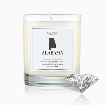 Alabama Diamond Candle