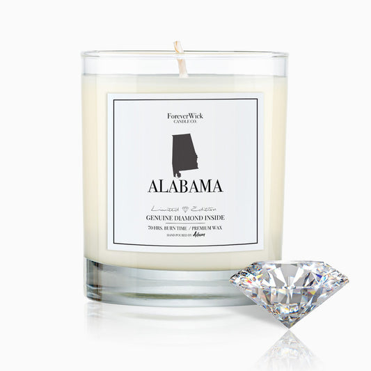 Alabama Diamond Candle