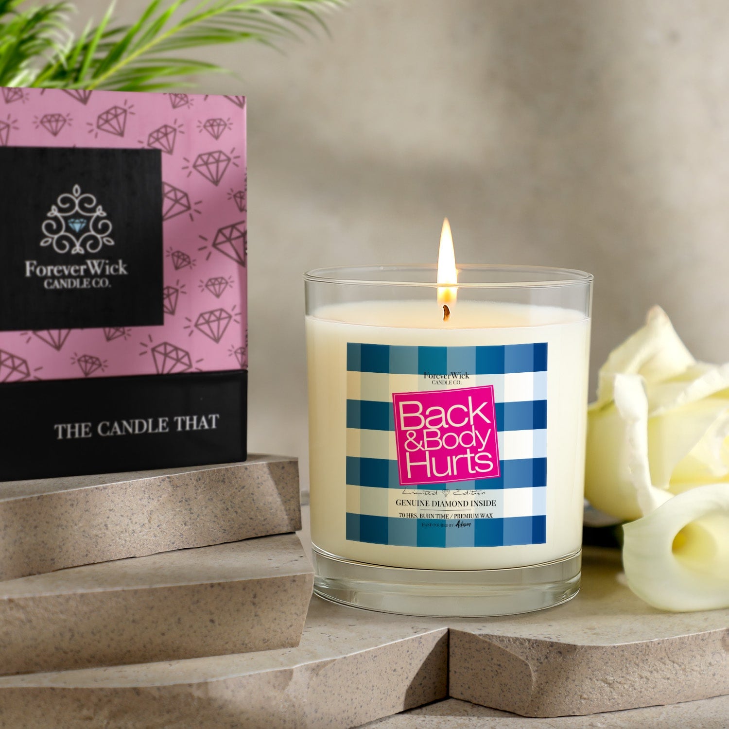 Back & Body Hurts Diamond Candle