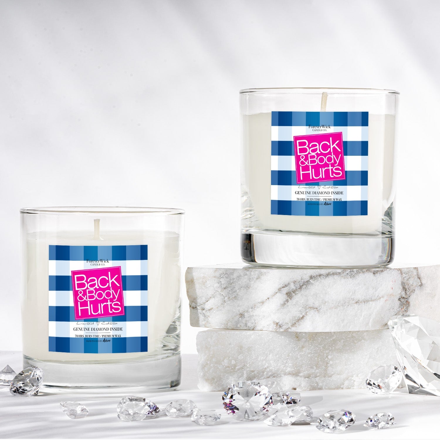 Back & Body Hurts Diamond Candle