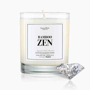 Bamboo Zen Diamond Candle