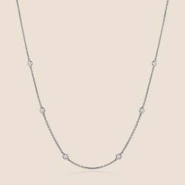 18K Gold PVD Satellite Bead Necklace