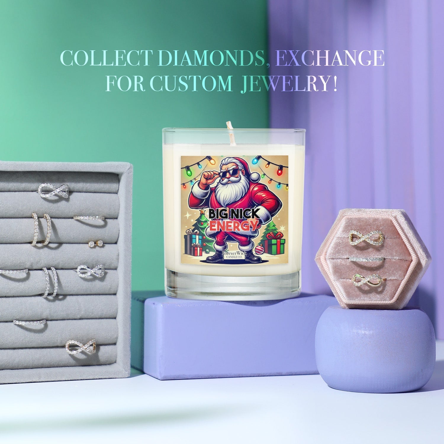 Big Nick Energy Diamond Candle