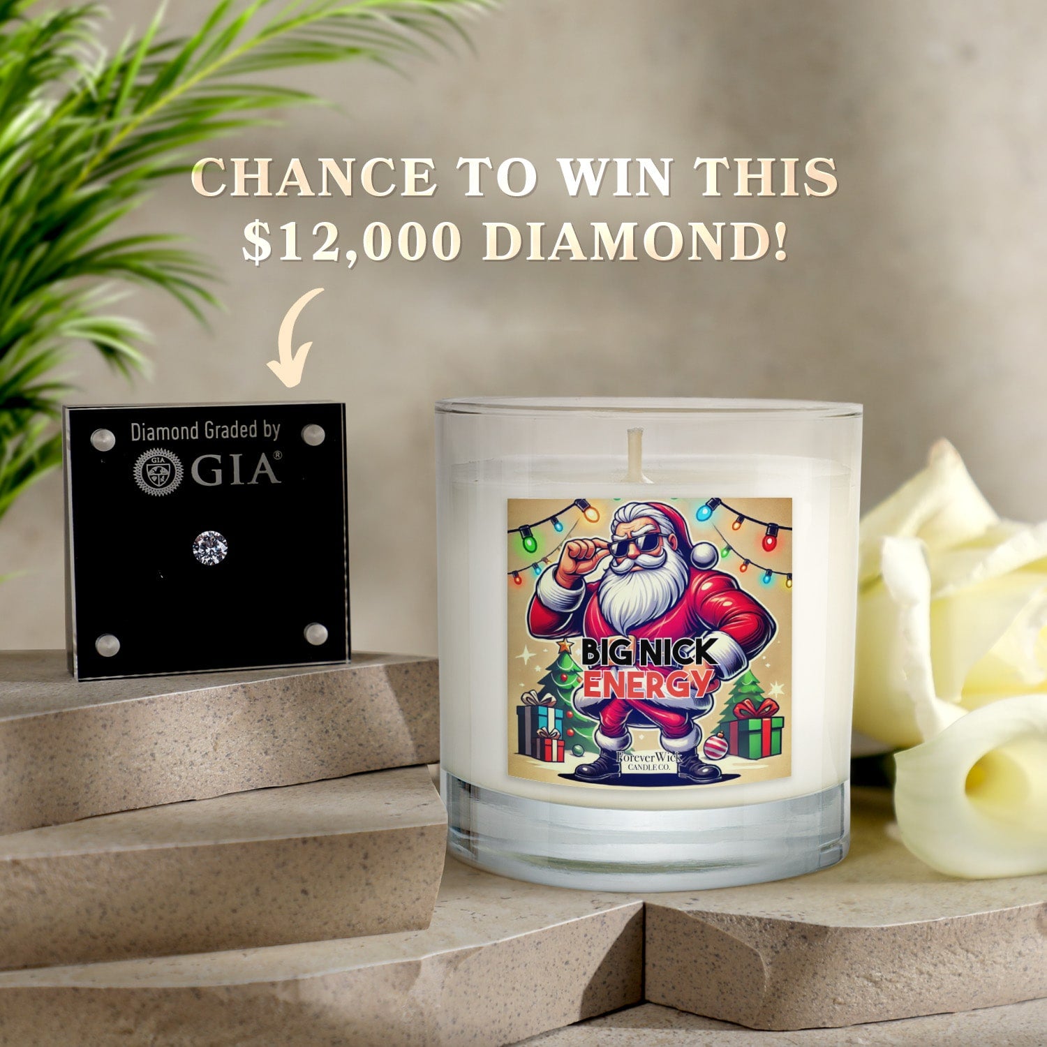 Big Nick Energy Diamond Candle