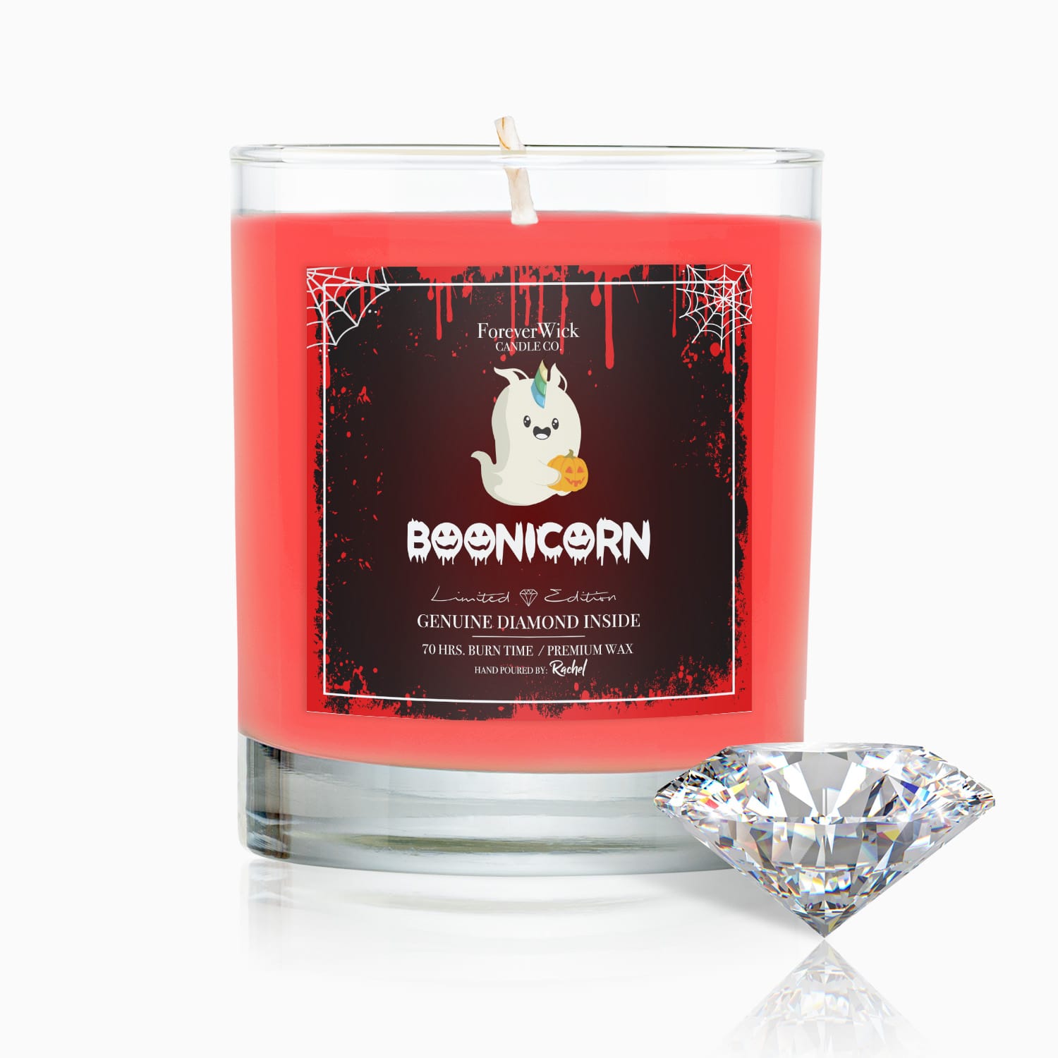 BooNicorn Diamond Candle