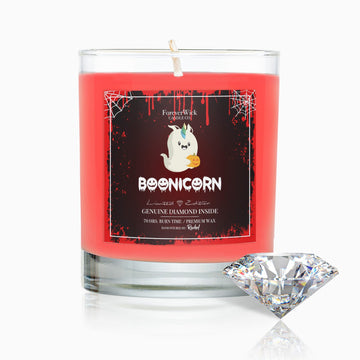 BooNicorn Diamond Candle