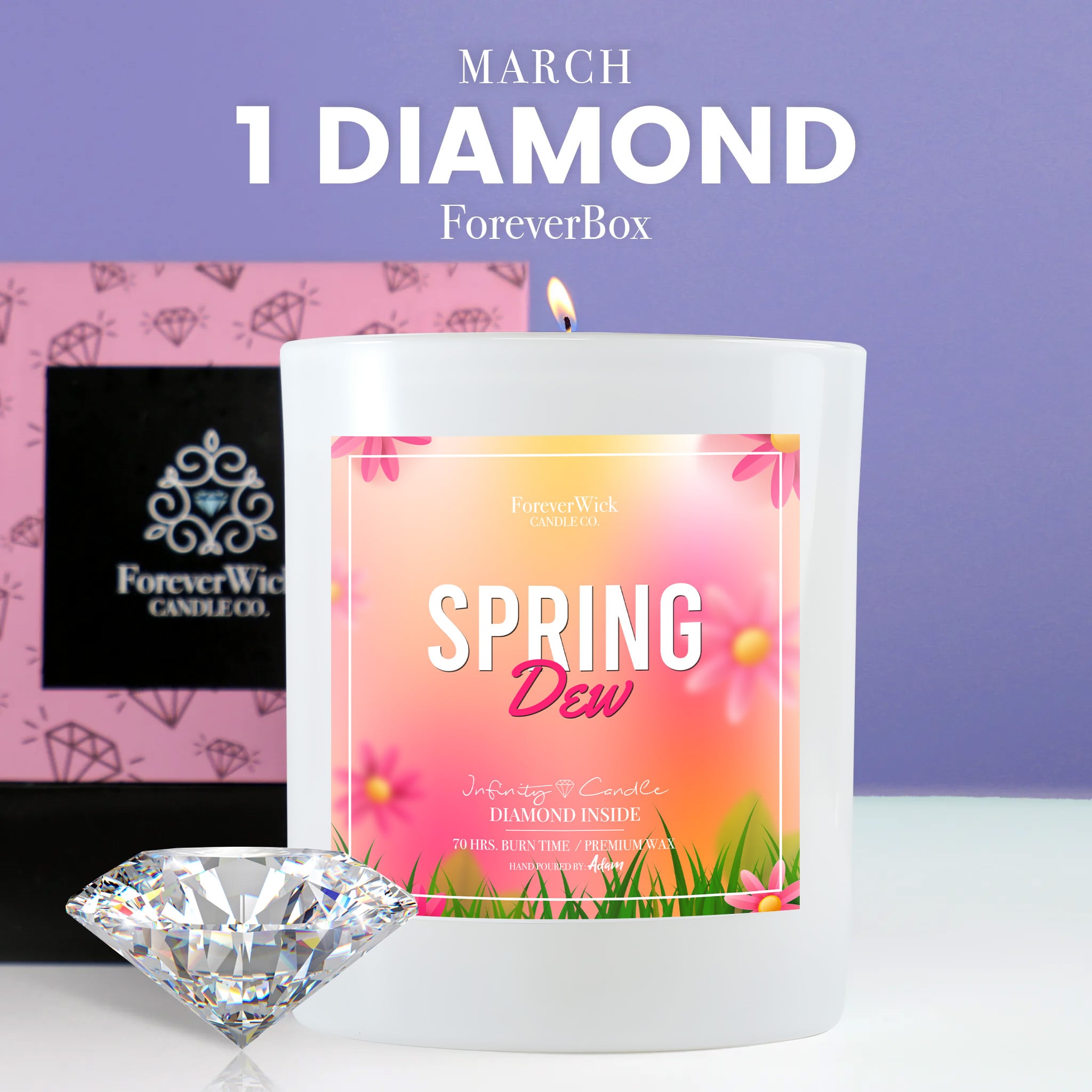 ForeverBox: 1 Diamond Candle