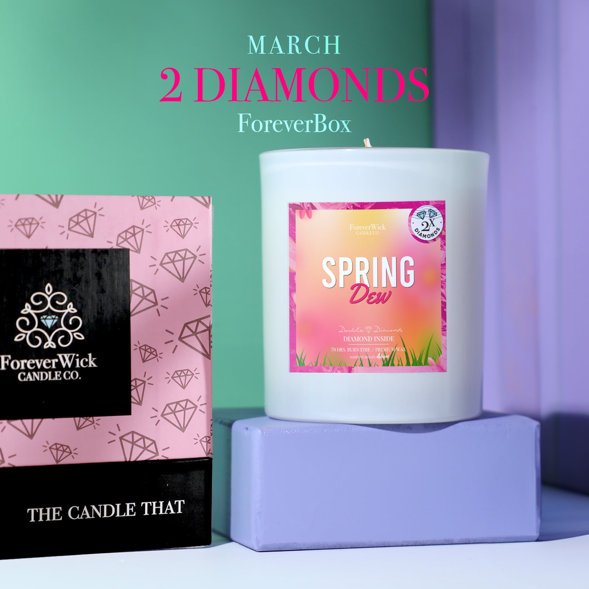 ForeverBox: Double Diamond Candle