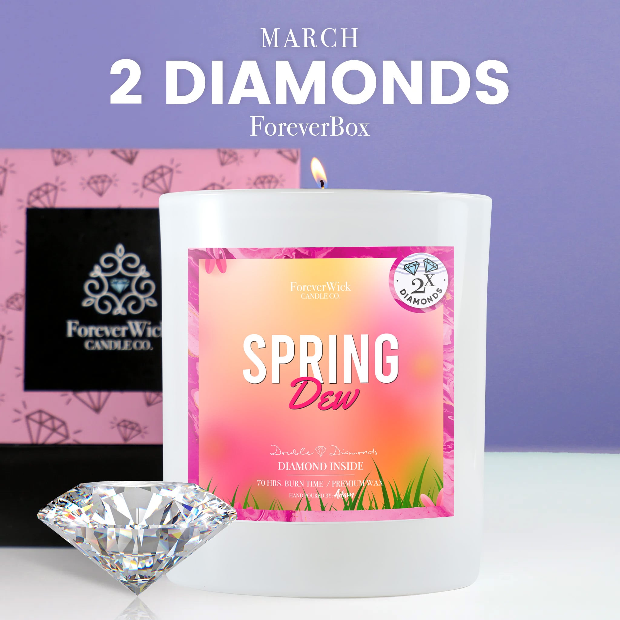 ForeverBox: Double Diamond Candle