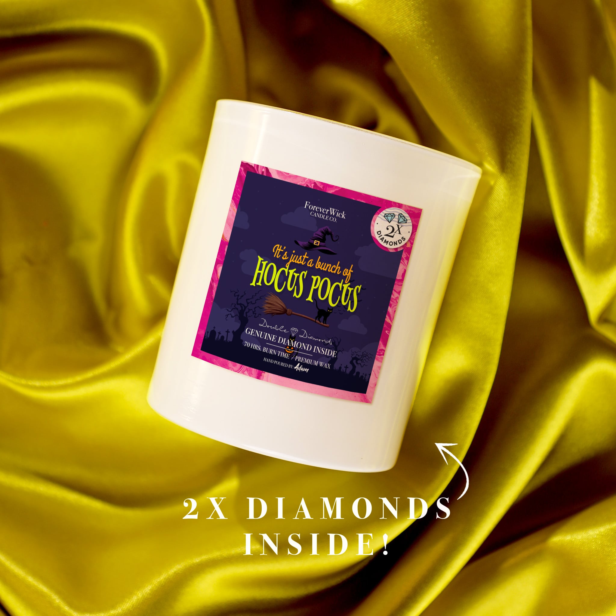 ForeverBox: Double Diamond Candle + Mystery Diamond Bath Bomb