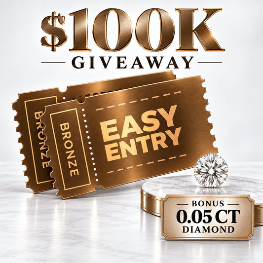 Bronze Easy Entry — 250 entries into the $100,000 Giveaway with a bonus 0.05 ct diamond